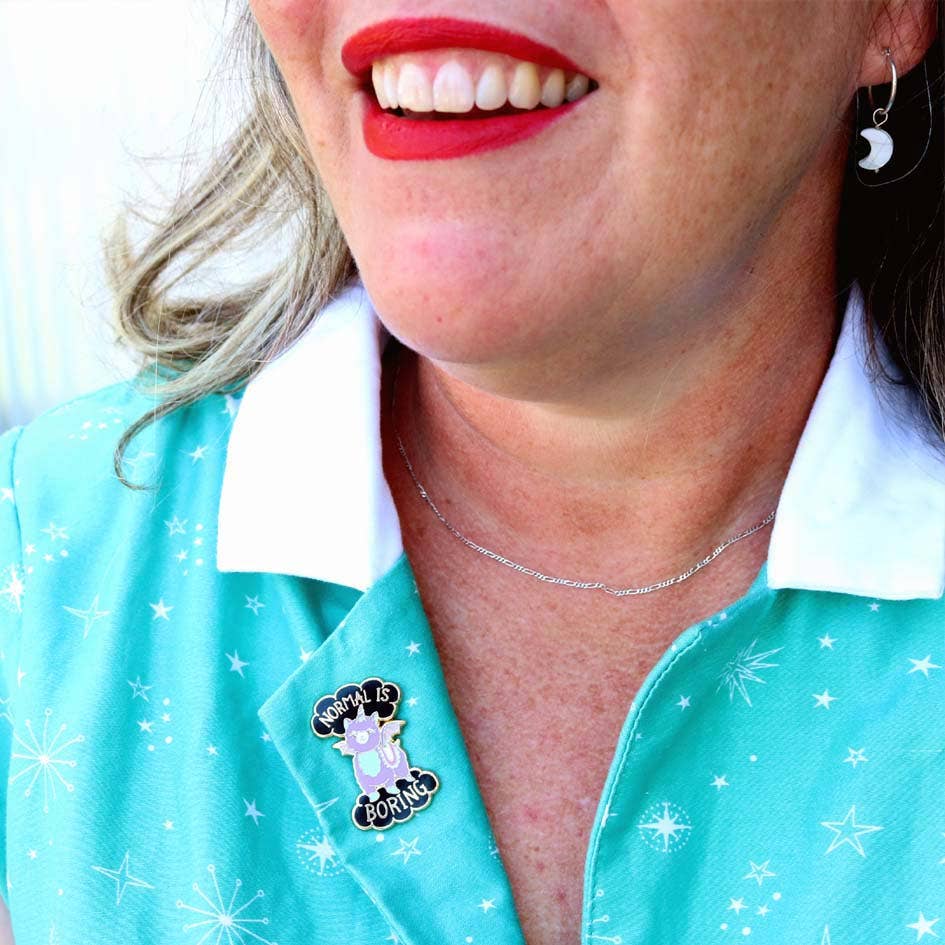 Jubly-Umph - Normal Is Boring Lapel Pin
