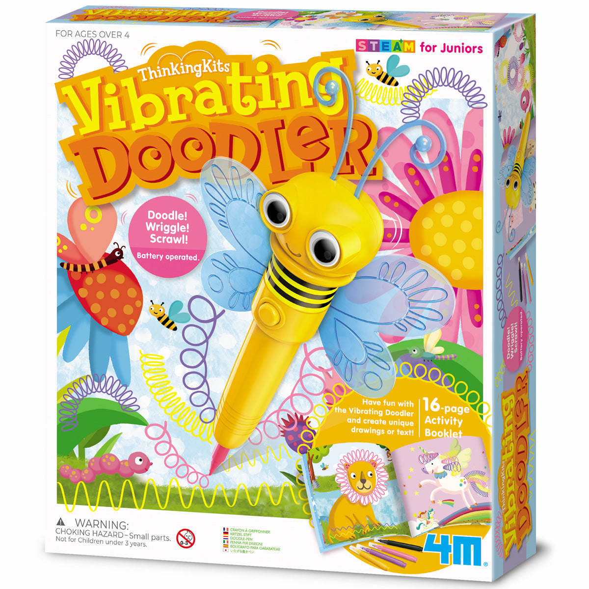 Thinking Kits Vibrating Doodler By 4M: Ages 4+