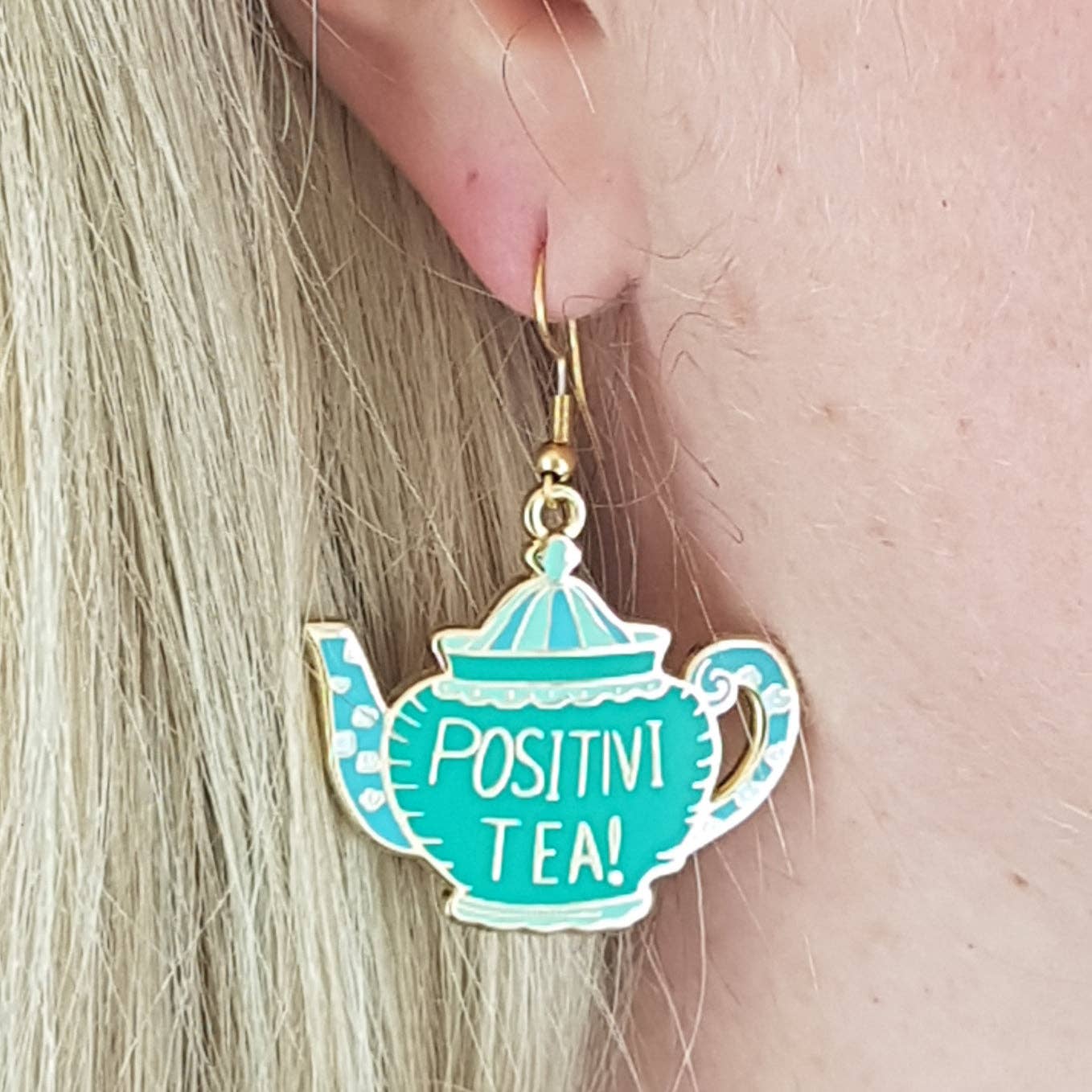 Jubly-Umph - Positivi-Tea-Pot Earrings