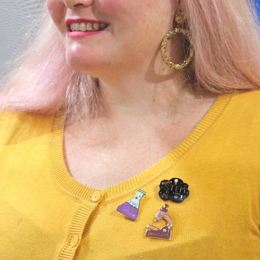 Jubly-Umph - STEM Is Cool Lapel Pin