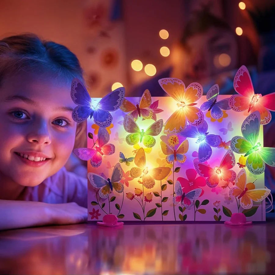 Glow 3D Butterfly CanvasBy 4M: Ages 5+