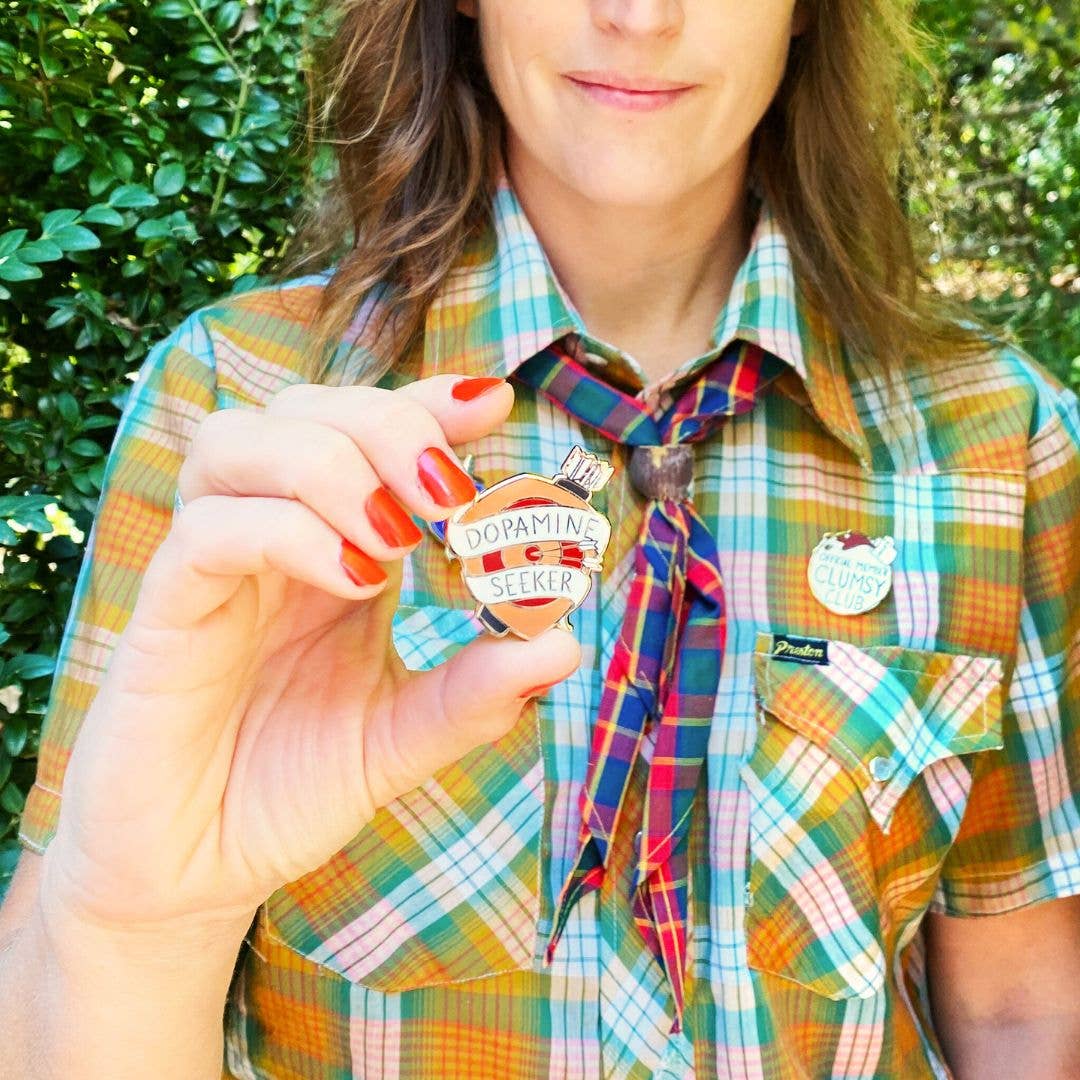 Jubly-Umph - Dopamine Seeker Lapel Pin