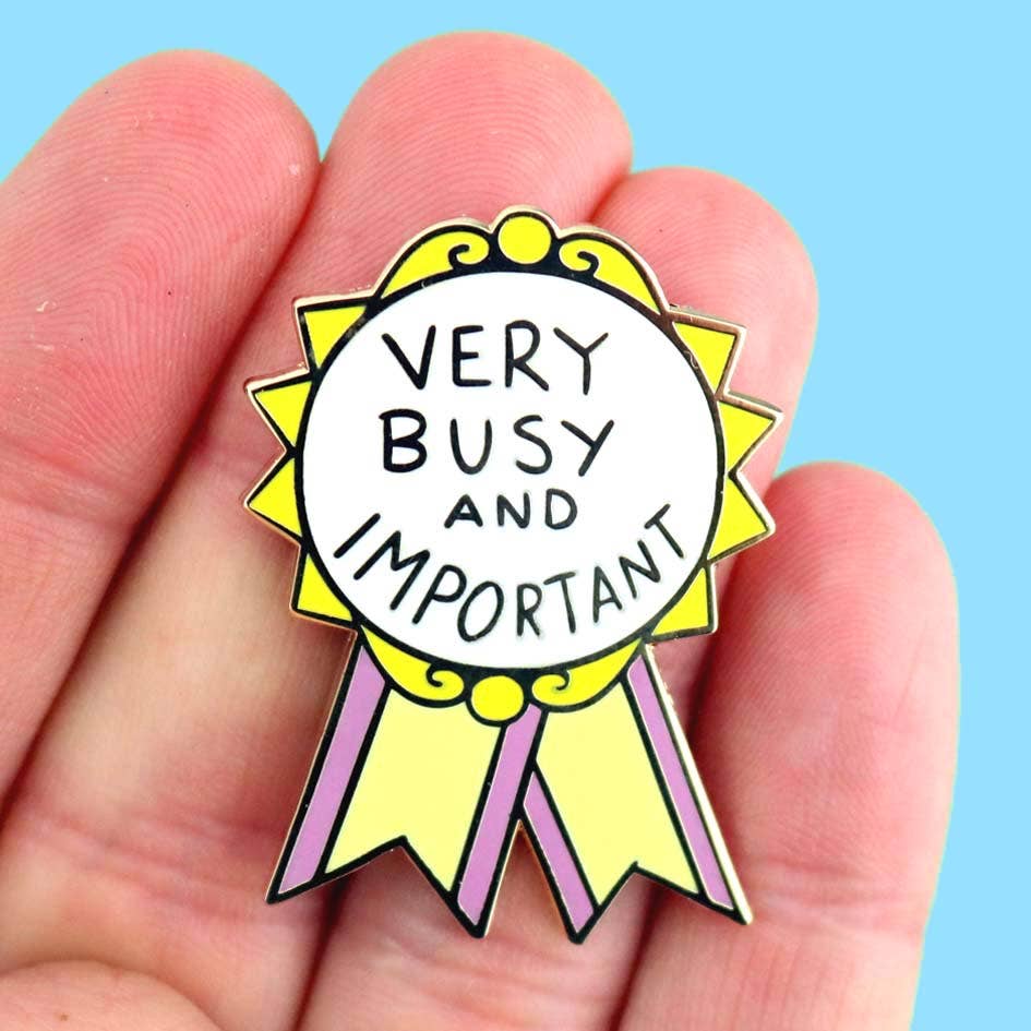 Jubly-Umph - Very Busy and Important Award Lapel Pin