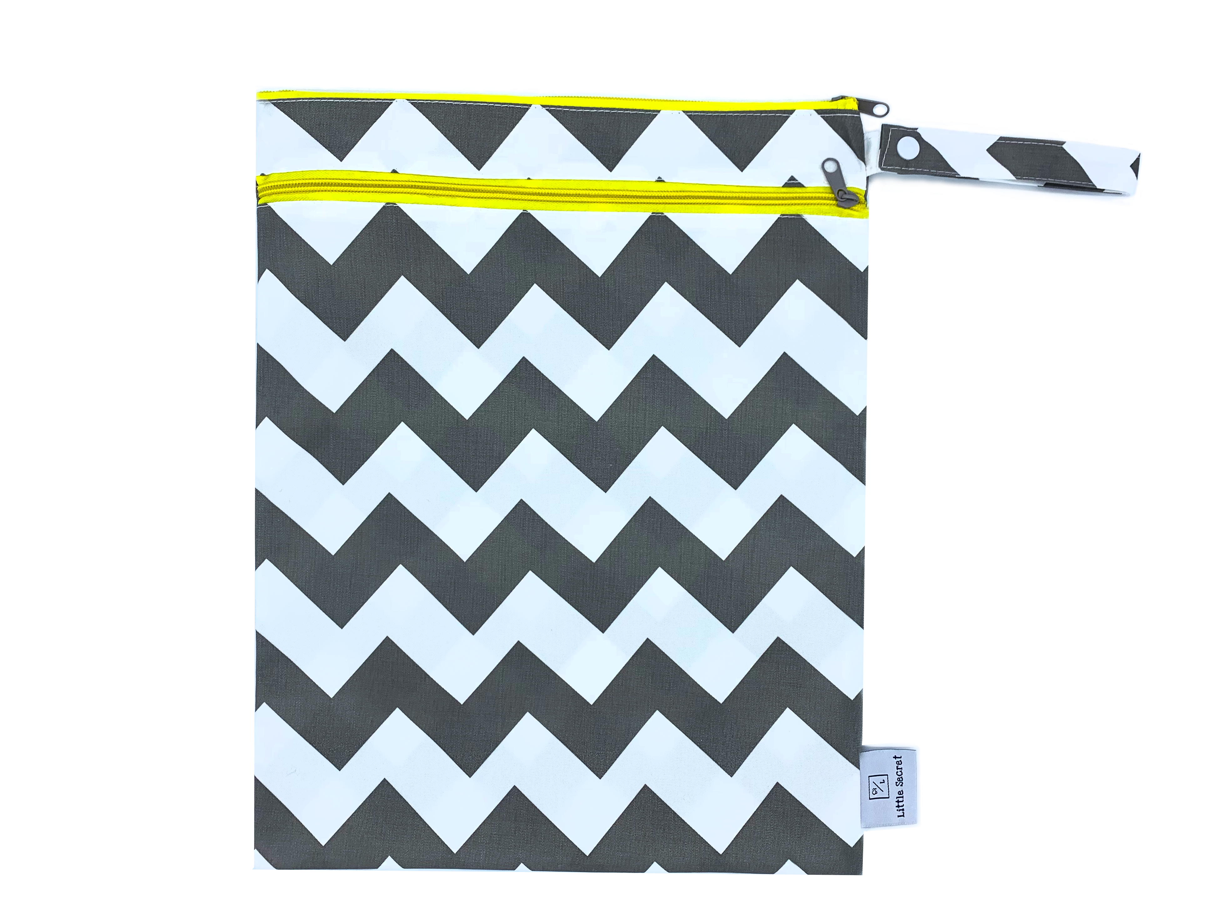 Wet & Dry Bag Gray Chevron