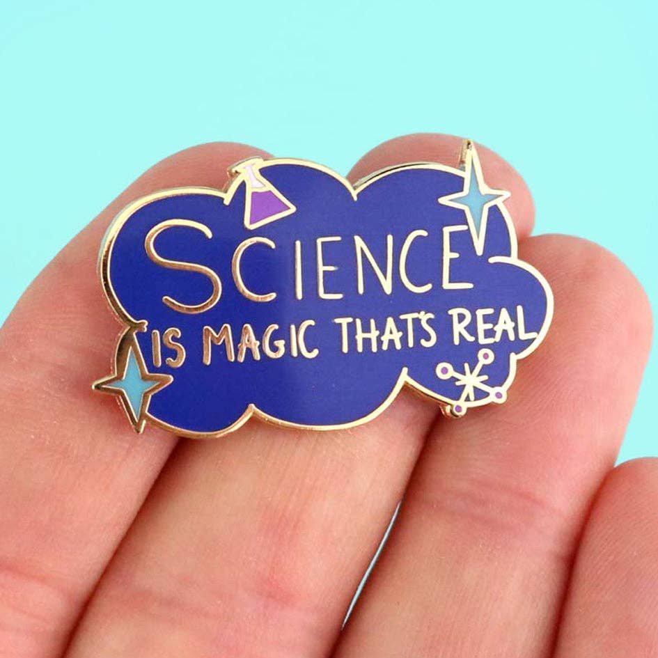 Jubly-Umph - Science Is Magic That's Real Lapel Pin