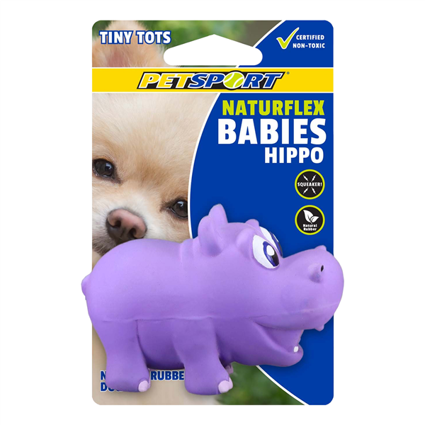 NaturFlex Tiny Tots Hippo 3.5in/9cm