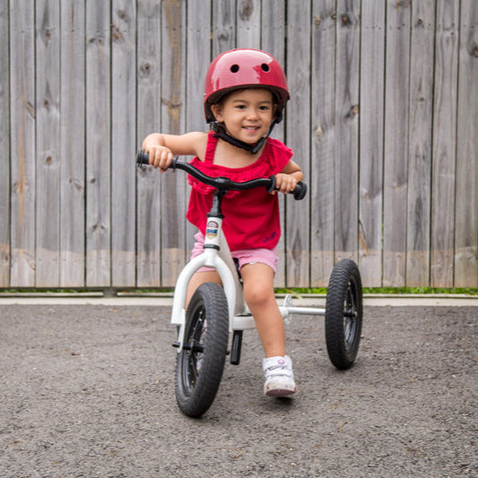 Kids Bike Helmet Vintage Red – CoConuts | Children’s Helmet NZ