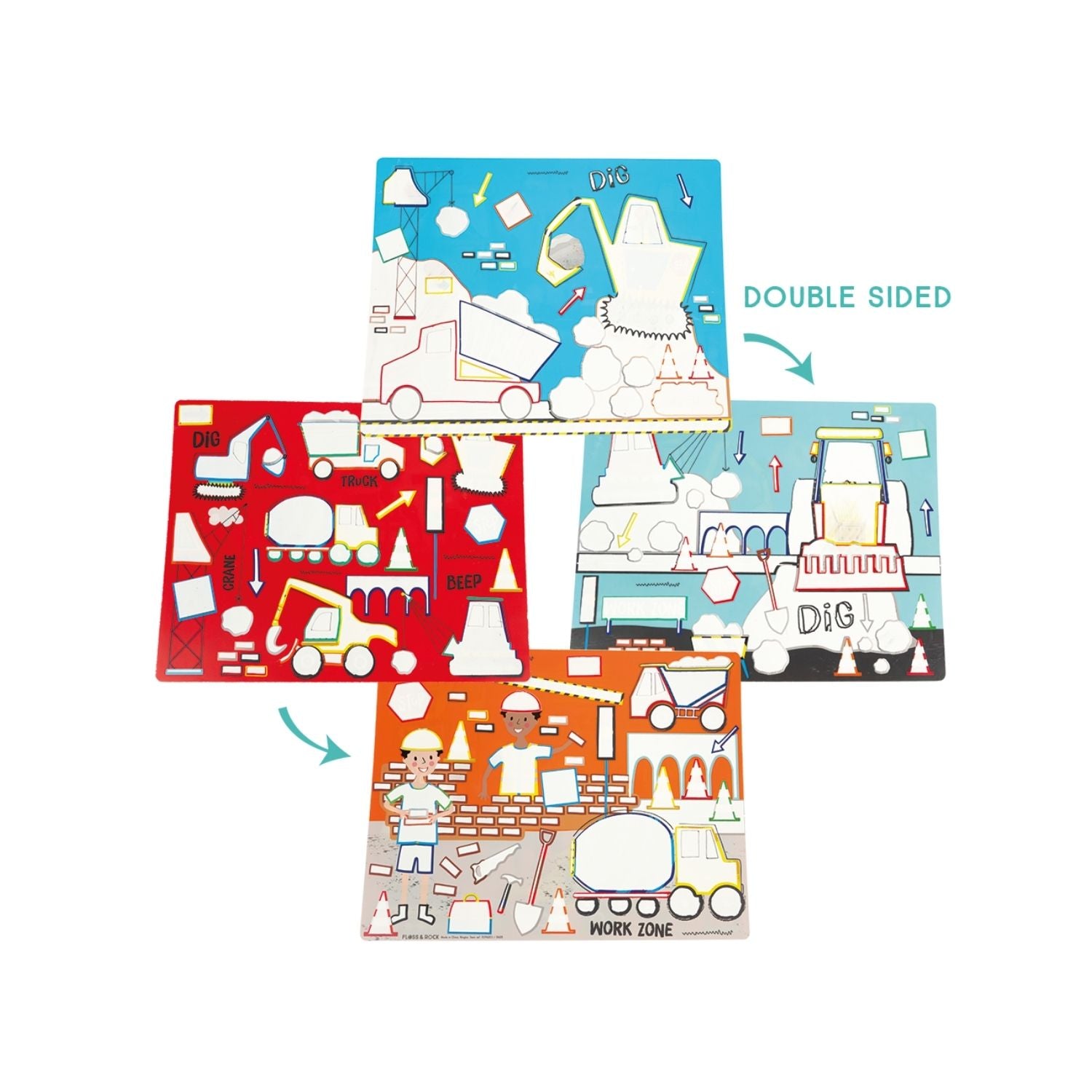 Construction Magic Water Placemats NZ – Mess-Free Creative Fun (Ages 18m+)