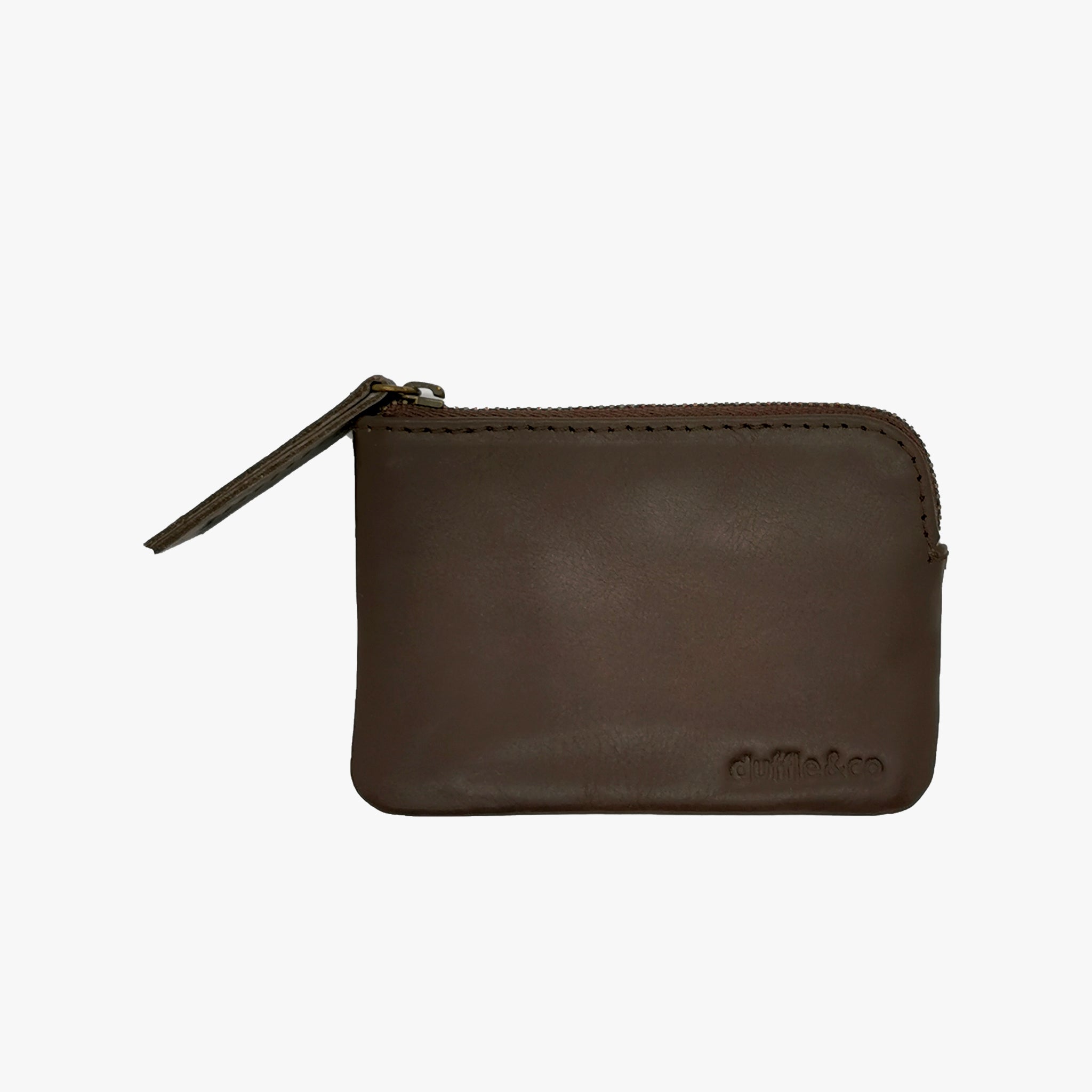 Leather Cooke Pouch in Tan, Navy, Black or Chocolate by Duffle&Co