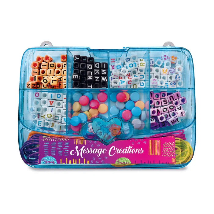 Jewellery Making Set: Message Creations in Light Blue