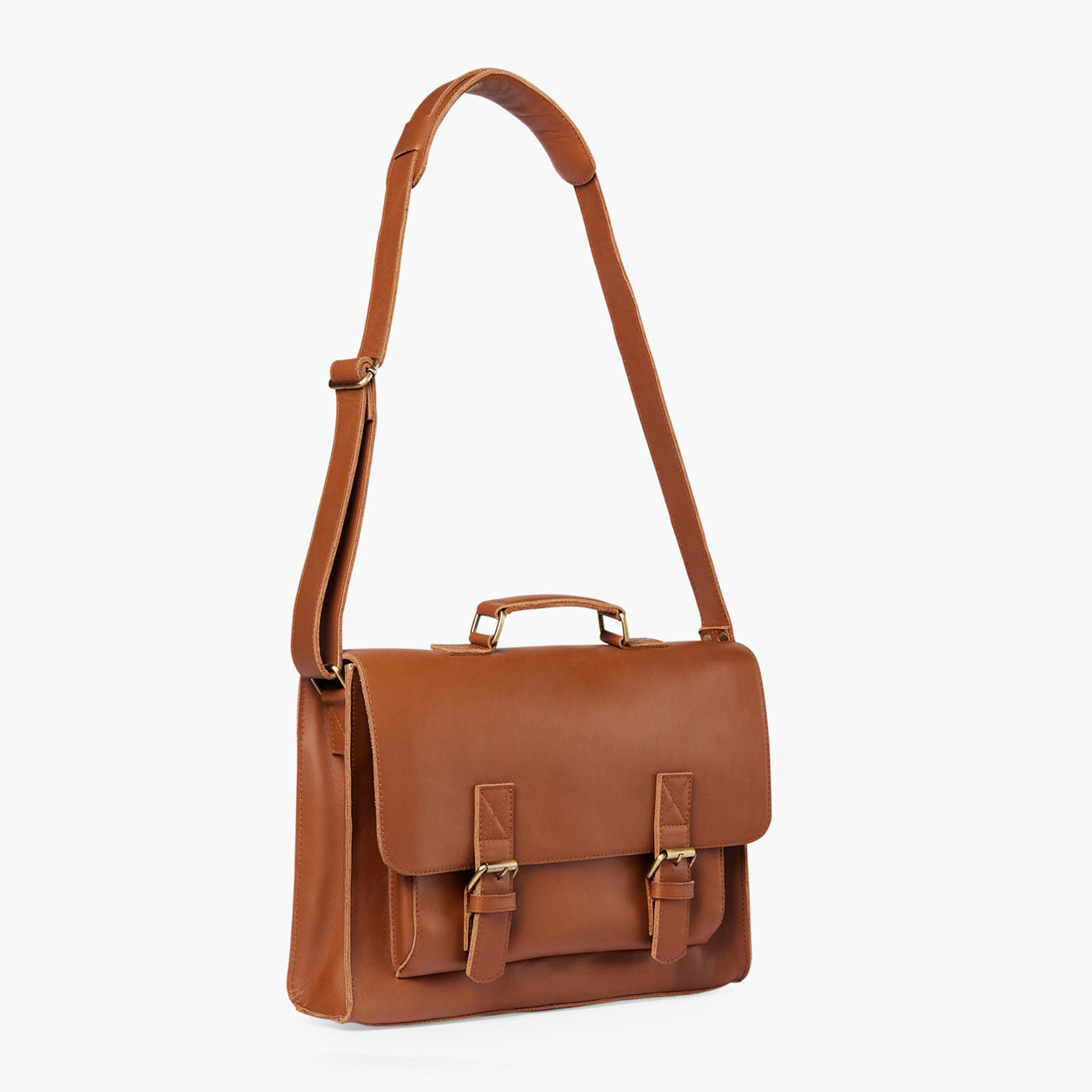 Daniel Satchel in Tan or Black by Duffle&Co