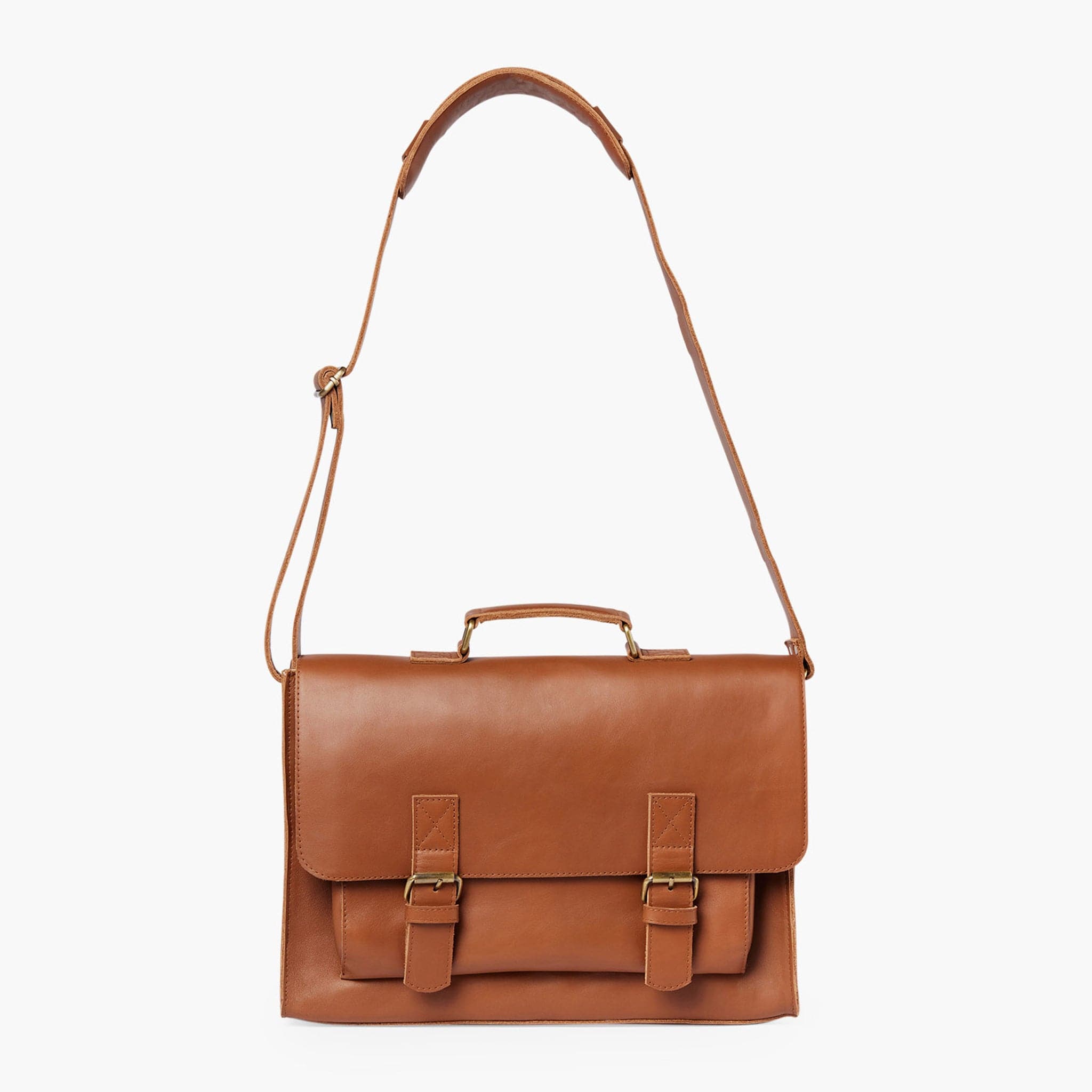 Daniel Satchel in Tan or Black by Duffle&Co
