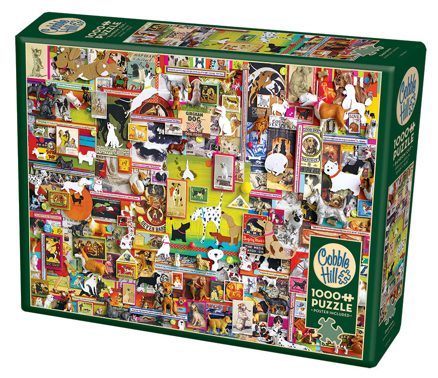Dogtown 1000pc Jigsaw Puzzle by Outset Media: Adult Puzzle