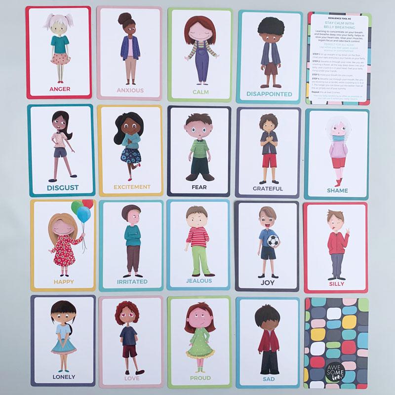 Emotional Warriors Card Game (age 3+)