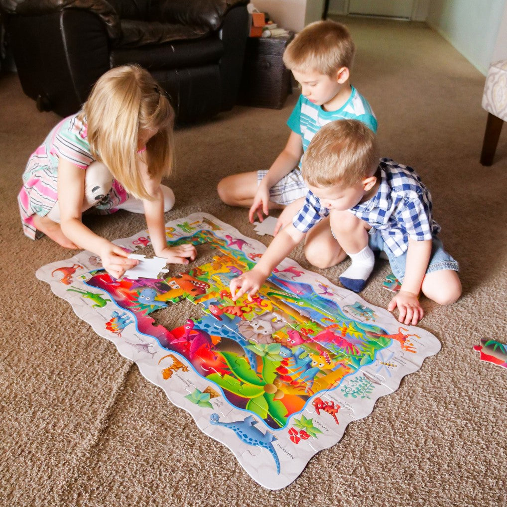 Find-it Dinosaurs Puzzle By The Learning Journey: Ages 3-6 Years