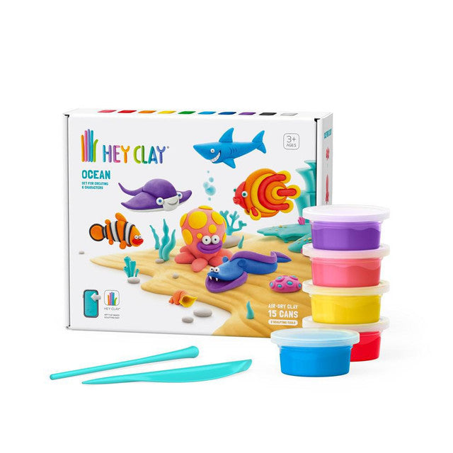 HEY CLAY - Ocean Themed Clay Set - 15 CANS