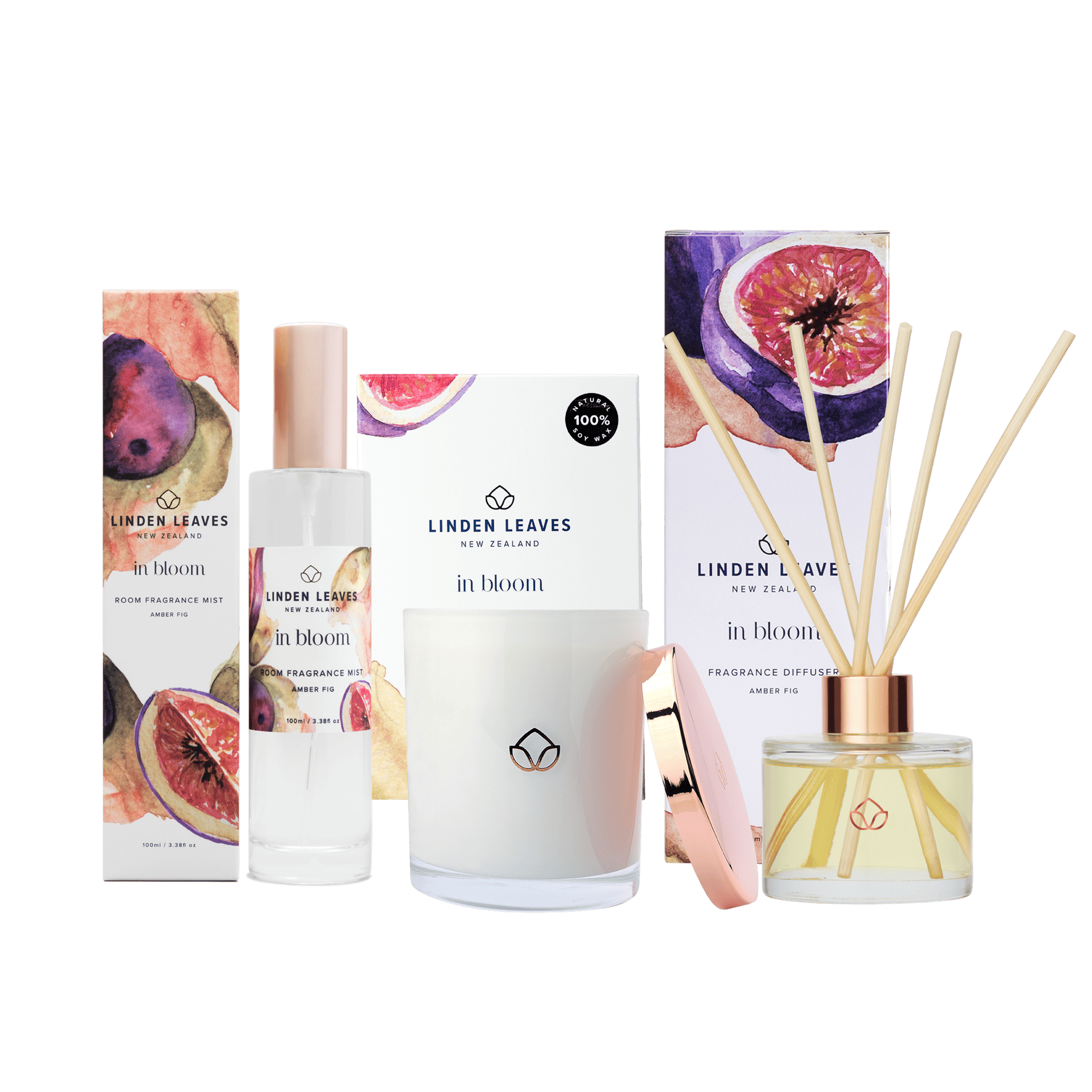 Amber Fig - Room Mist, Candle & Diffuser