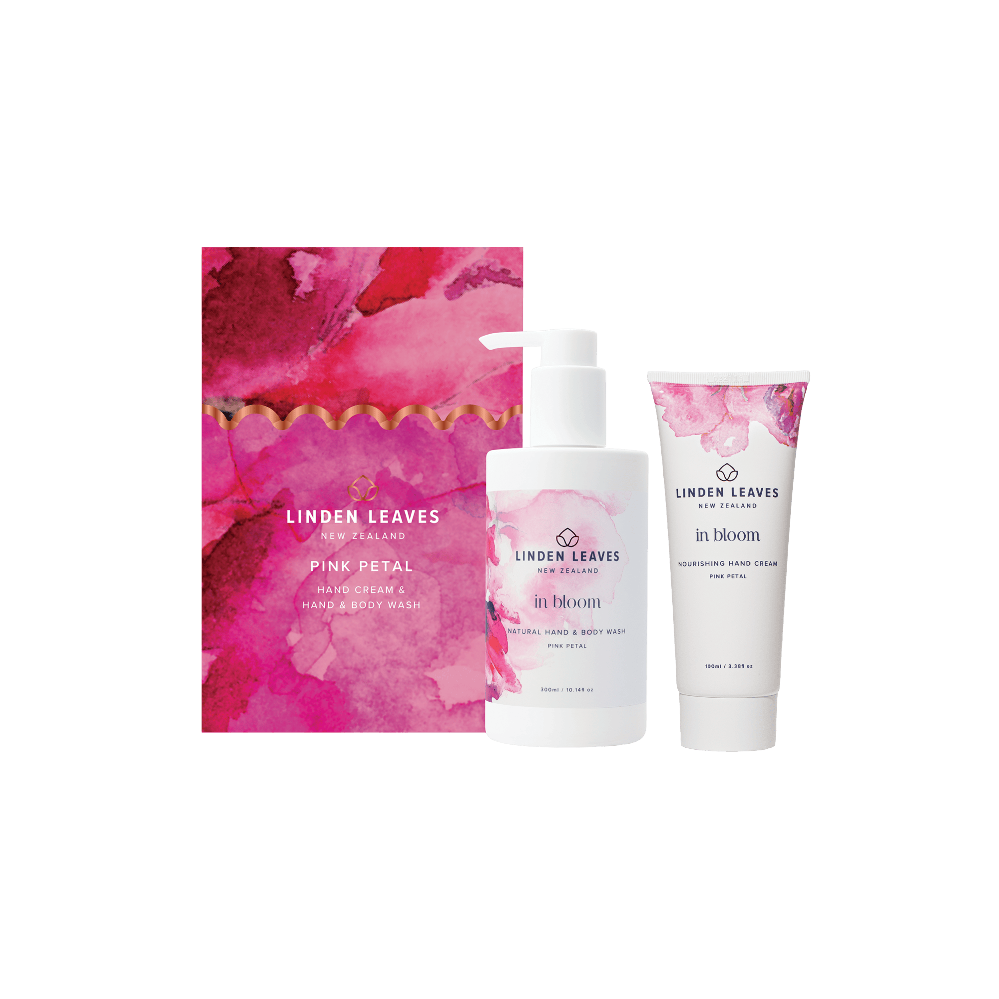 Pink Petal Hand Cream & Body Wash Boxed set