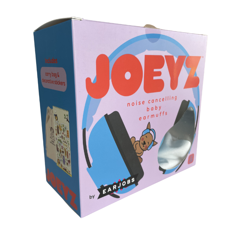 JOEYZ® Noise Cancelling Baby Earmuffs by Earjobs - Suitable for 3-36 months