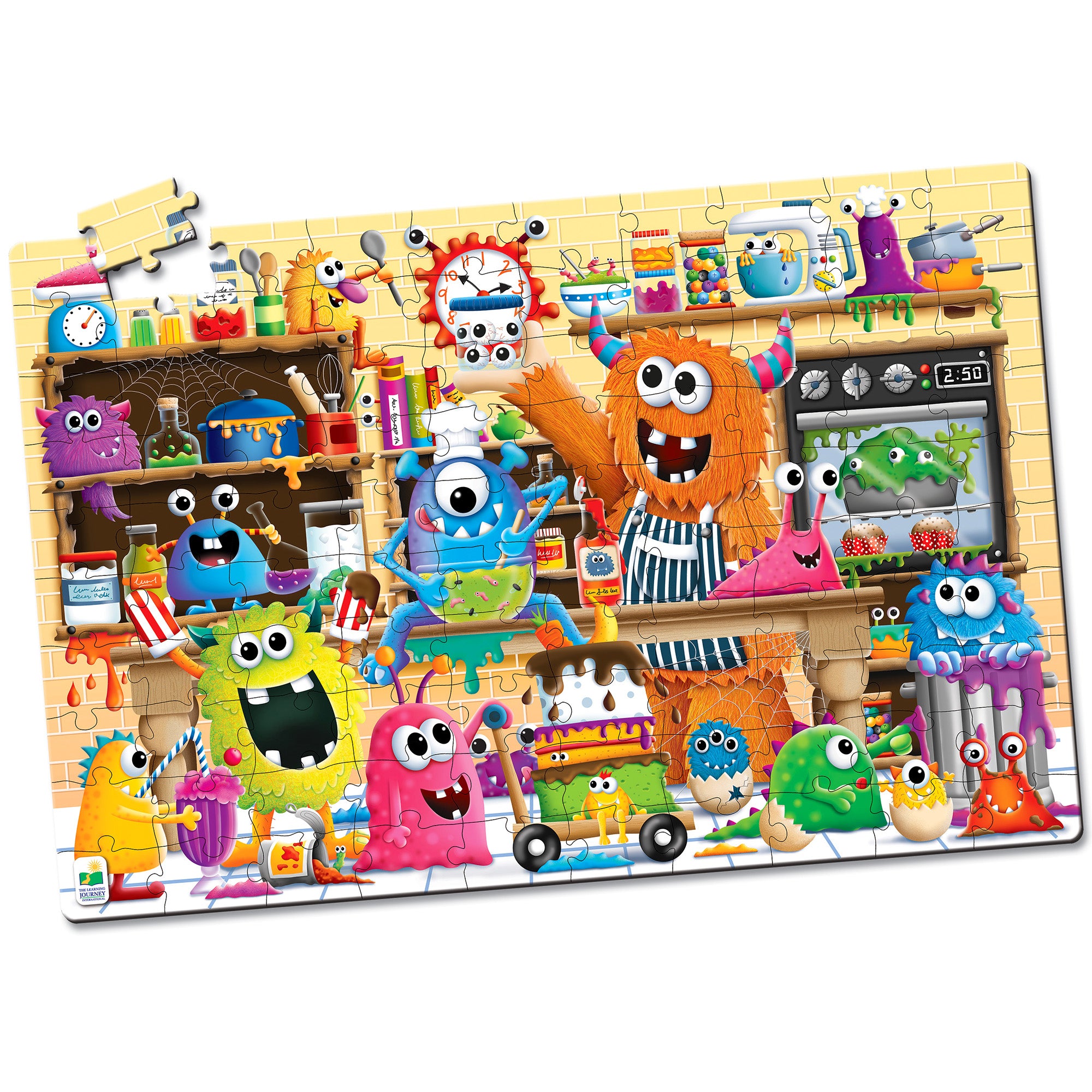 Double Glow in the Dark Monsters Puzzle By The Learning Journey: Ages 3-6 Years
