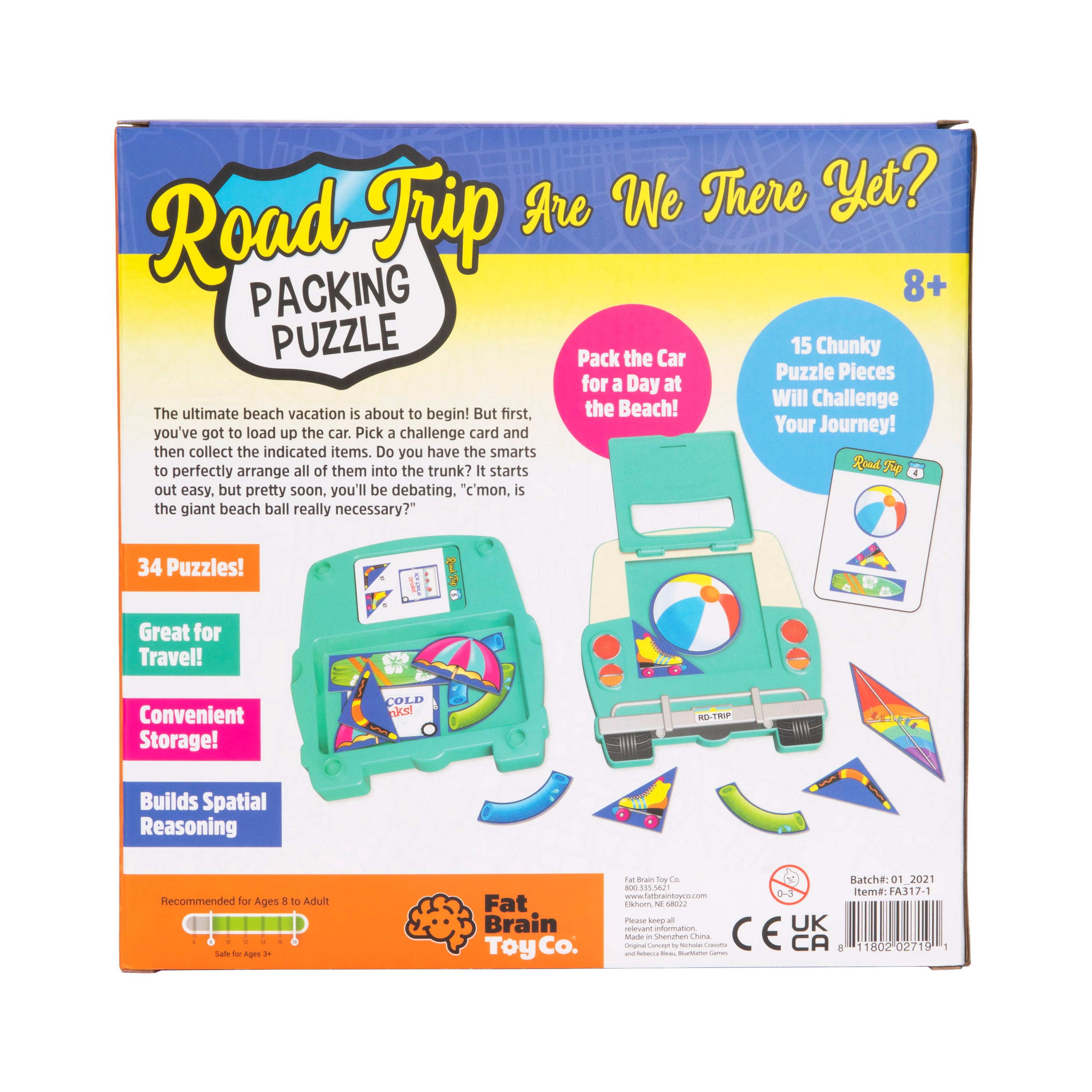 Road Trip Puzzle By Fat Brain Toys: Ages 8+