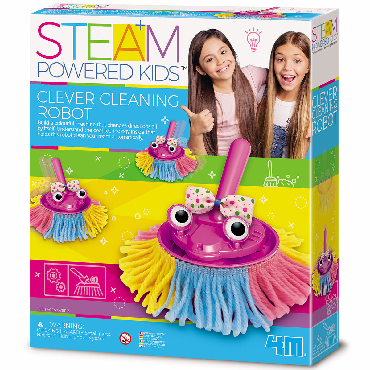 STEAM Powered Kids Clever Cleaning Robot By 4M: Ages 8+