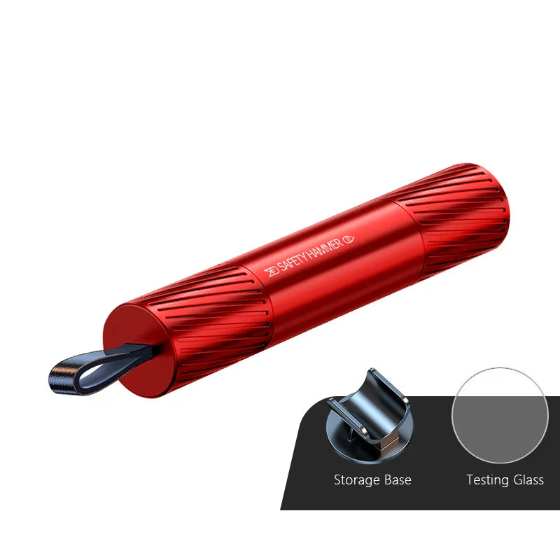 Emergency Rescue Tool: Essential 2-in-1 Car Glass Breaker and Seatbelt Cutter with Durable Tungsten Steel Hammer