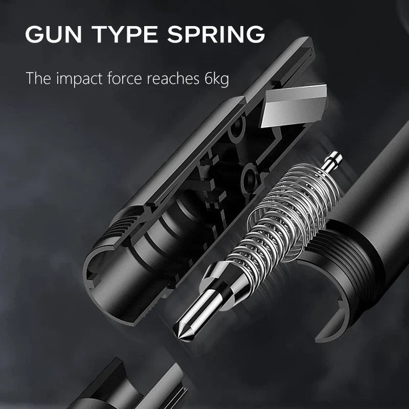 Emergency Rescue Tool: Essential 2-in-1 Car Glass Breaker and Seatbelt Cutter with Durable Tungsten Steel Hammer