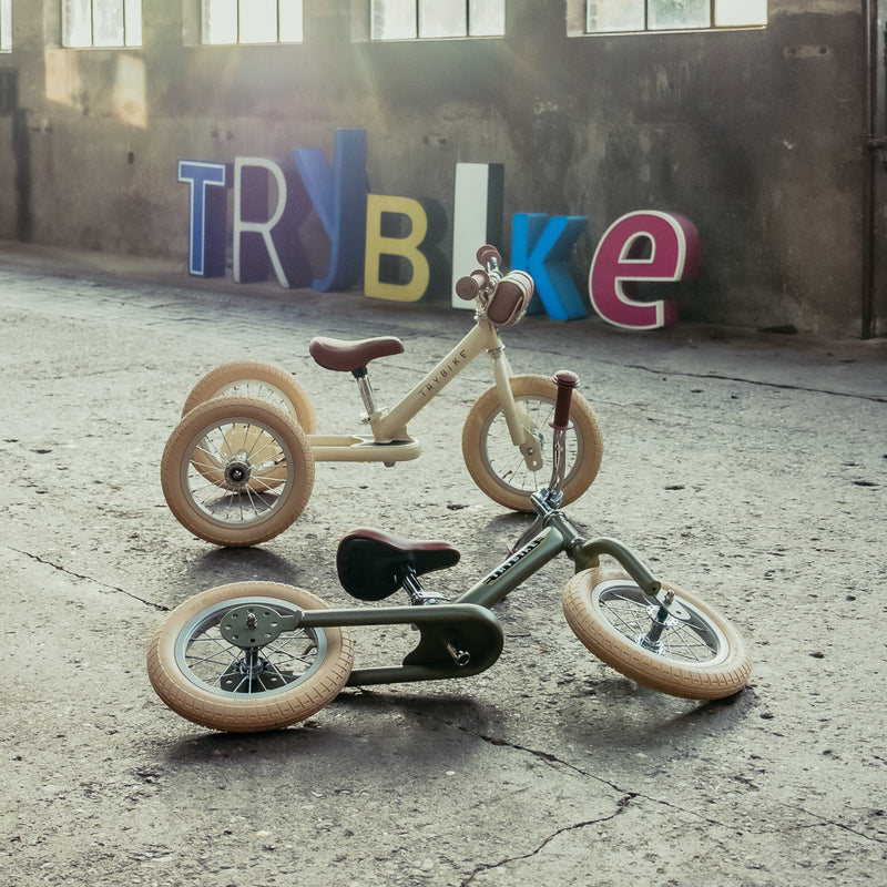 Cream Vintage Balance Bike & Trike – Trybike Steel | Balance Bike NZ