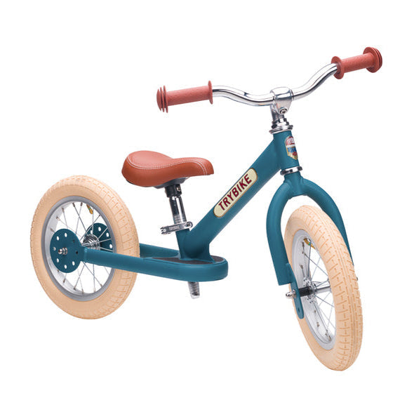 Blue Vintage Balance Bike & Trike – Trybike | Balance Bike NZ
