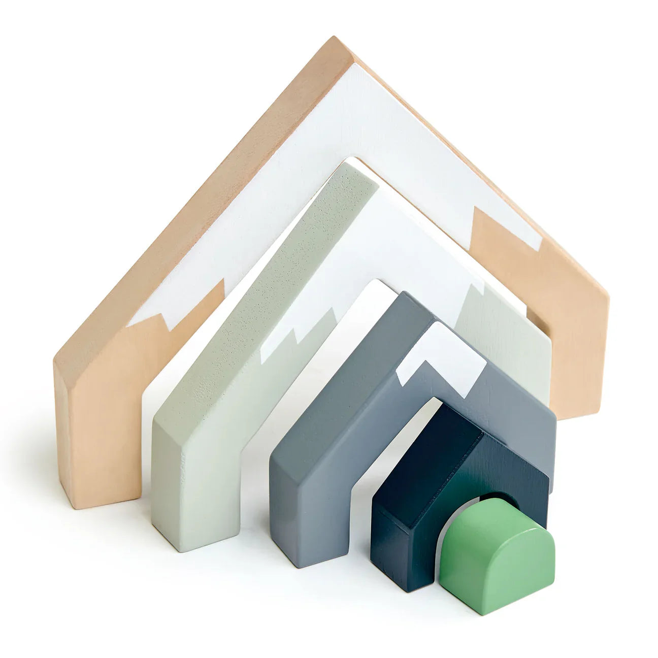 Wooden Mountain Pass Stacking Arches - Tender Leaf Toys | Wooden Toy NZ