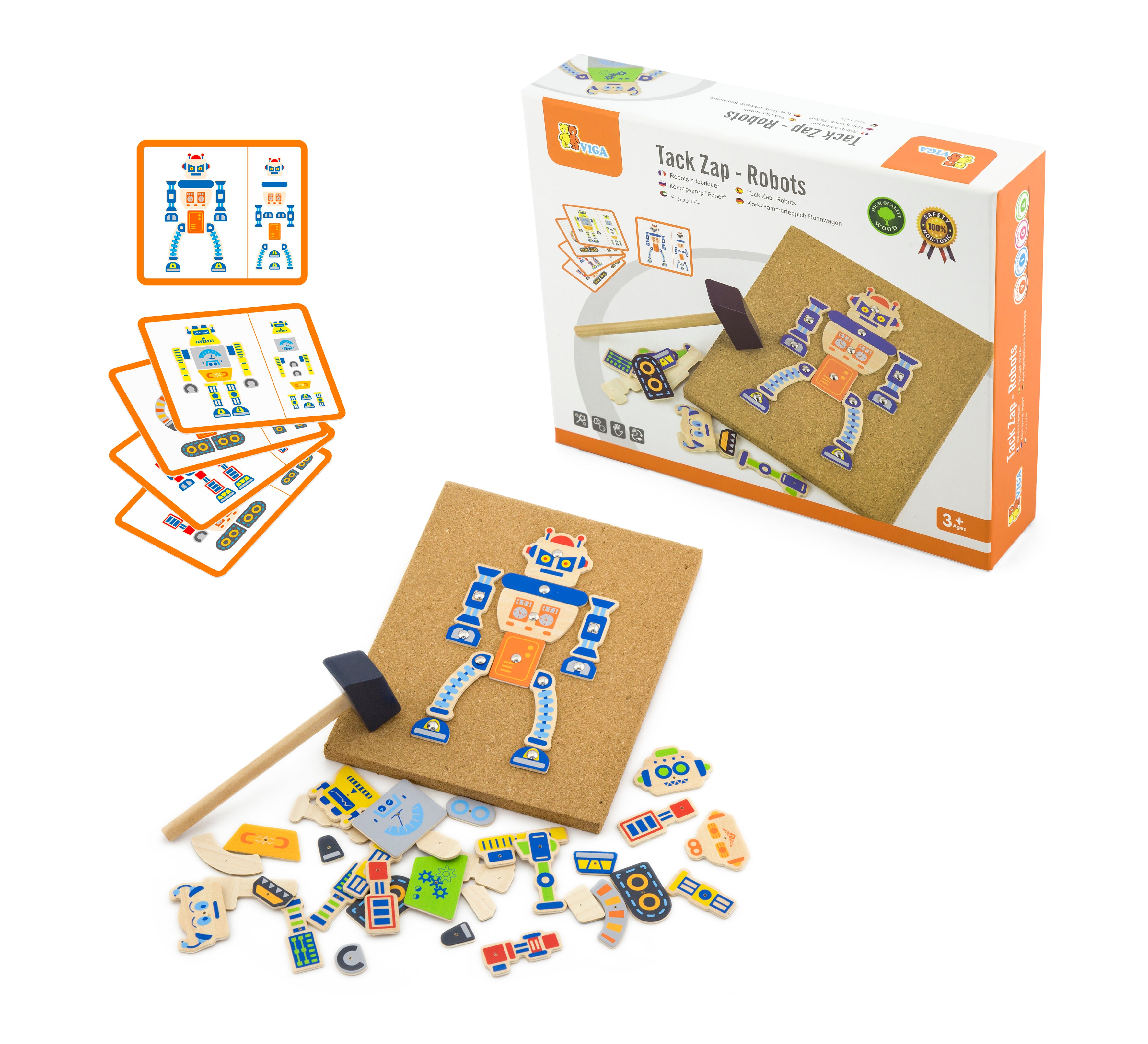 Tack Zap Robot By Viga: Ages 3+