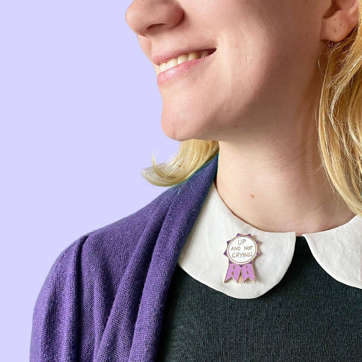 Jubly-Umph - Up And Not Crying Award Lapel Pin