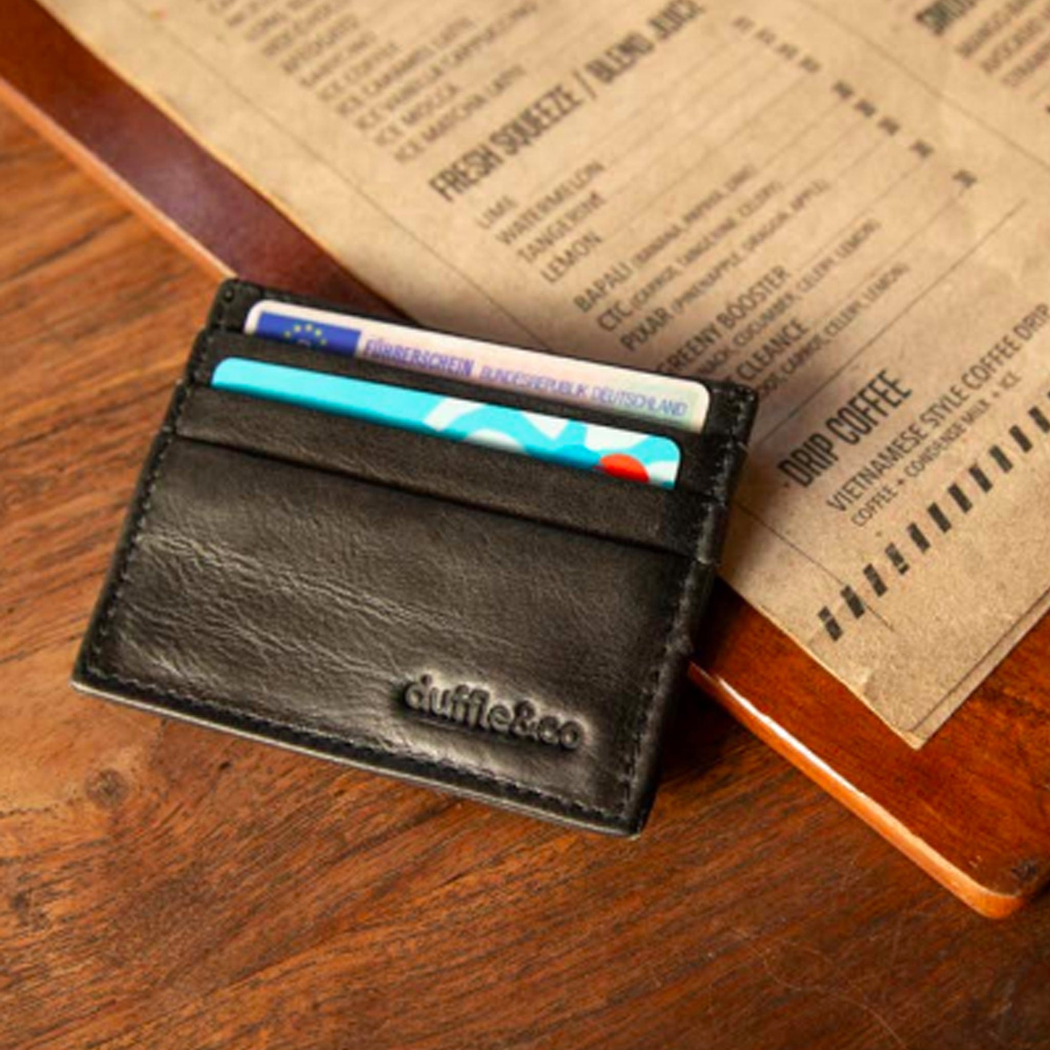 Barnett Cardholder in Black by Duffle&Co