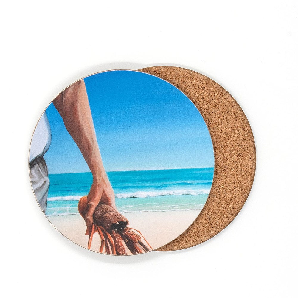 Graham Young - Crayfish Coaster (4 Pack) by 100%NZ