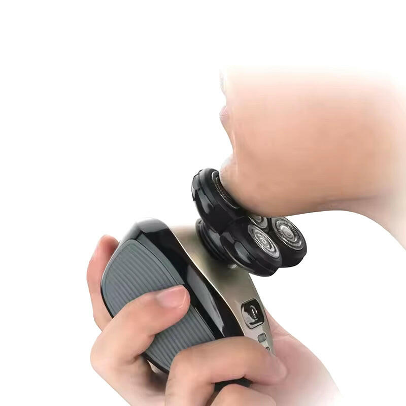 2025 Waterproof Rotary Electric Shaver and Beard Trimmer with 5 Heads - Rechargeable Men's Grooming Tool