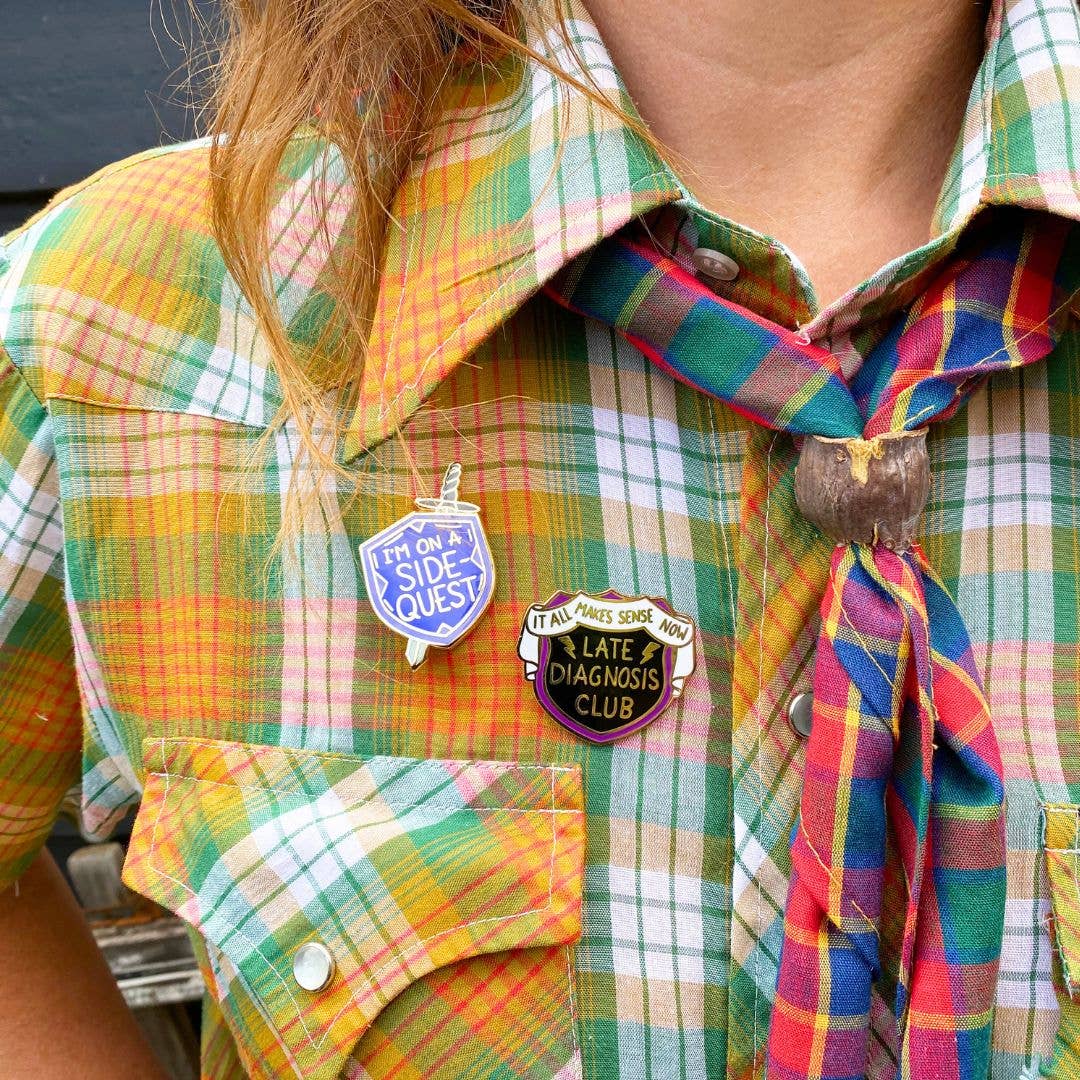 Jubly-Umph - I'm On A Side Quest Lapel Pin