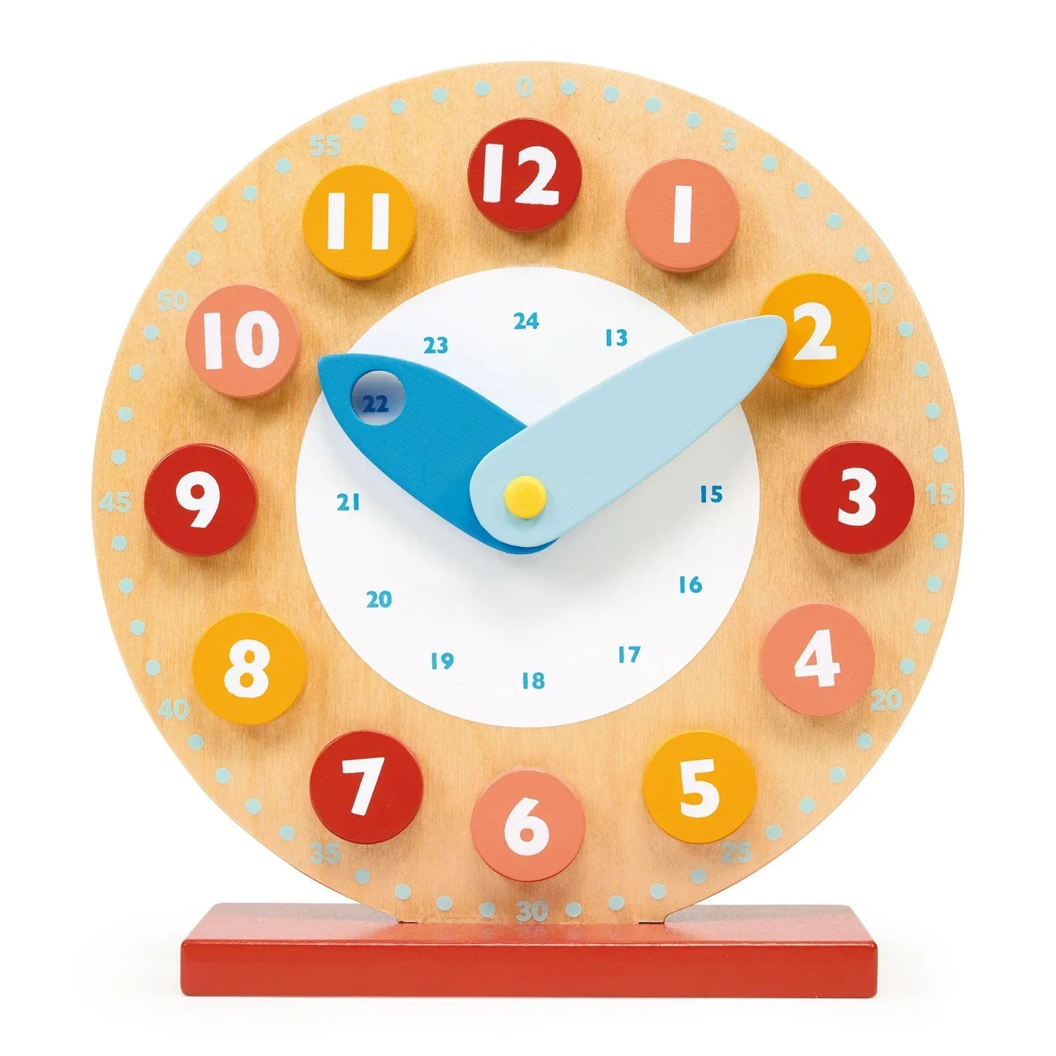 Teaching Clock – Mentari | Wooden Educational Toy NZ