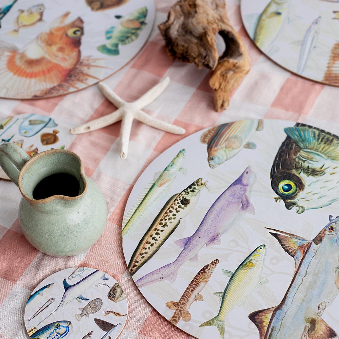 Fishes of NZ Box of 6 Placemats by 100% NZ