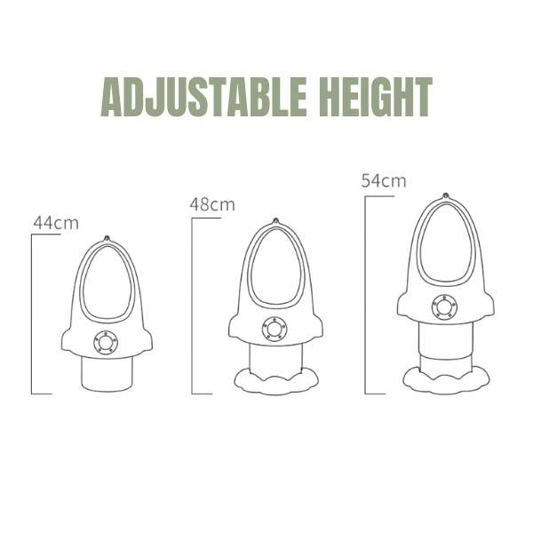 Green Rocket Potty – The Ultimate Potty and Urinal Training Tool for Growing Boys
