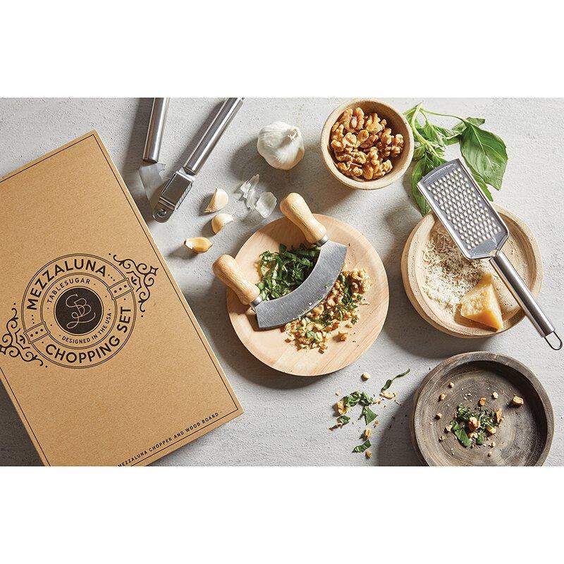 Mezzaluna Chopping Set by Santa Barbara Design Studio