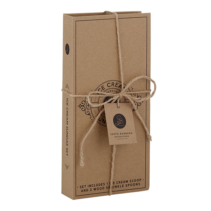 Ice Cream Sundae Set by Santa Barbara Design Studio