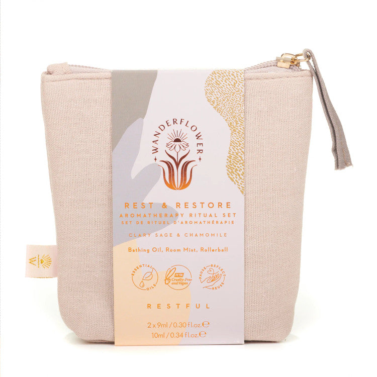 Rest and Restore Aromatherapy Set by Wanderflower
