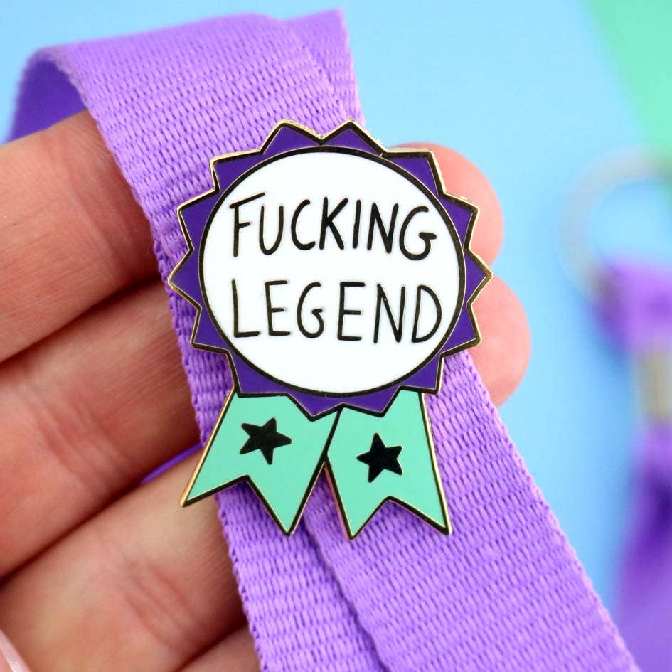 Jubly-Umph - Fucking Legend Lapel Pin