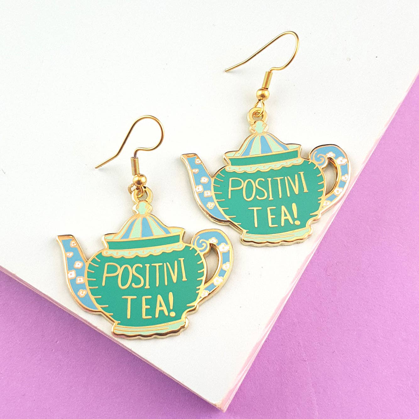 Jubly-Umph - Positivi-Tea-Pot Earrings