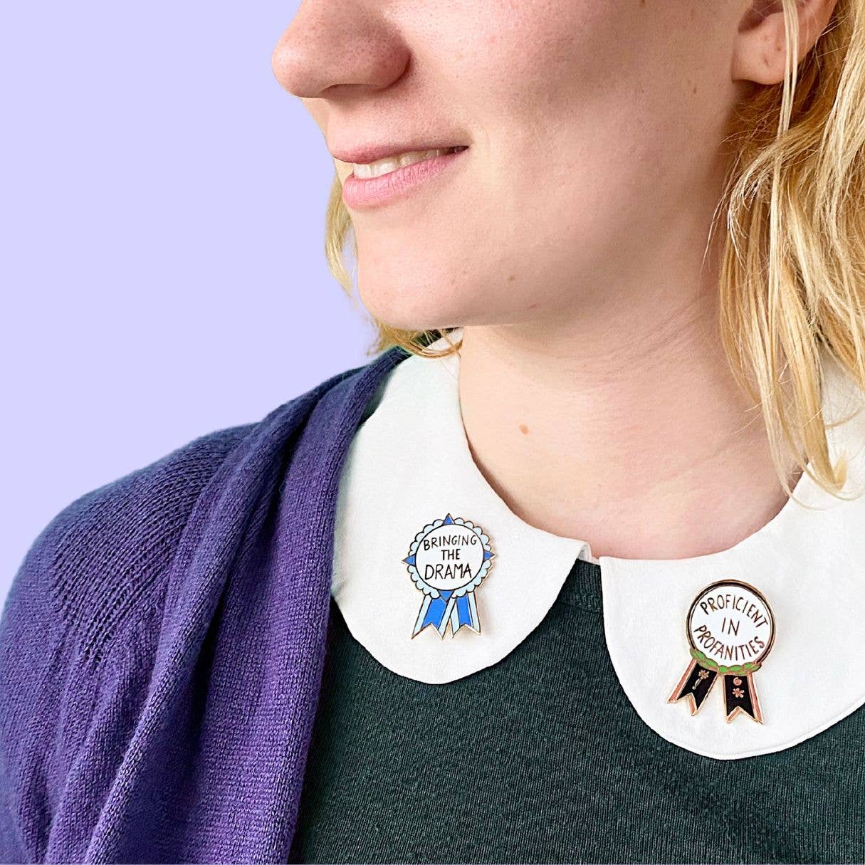 Jubly-Umph - Bringing The Drama Award Lapel Pin