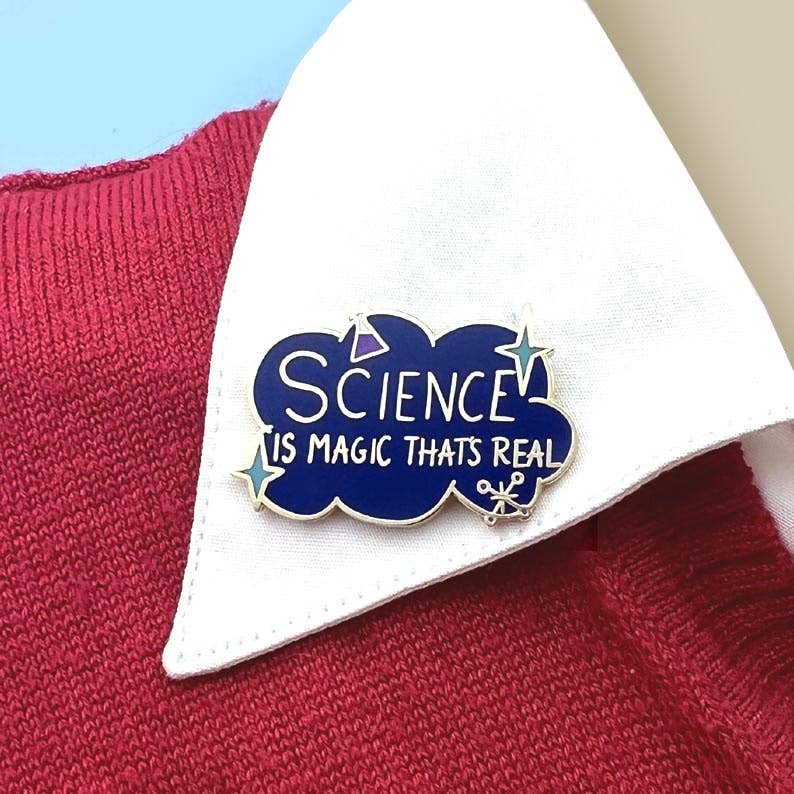 Jubly-Umph - Science Is Magic That's Real Lapel Pin