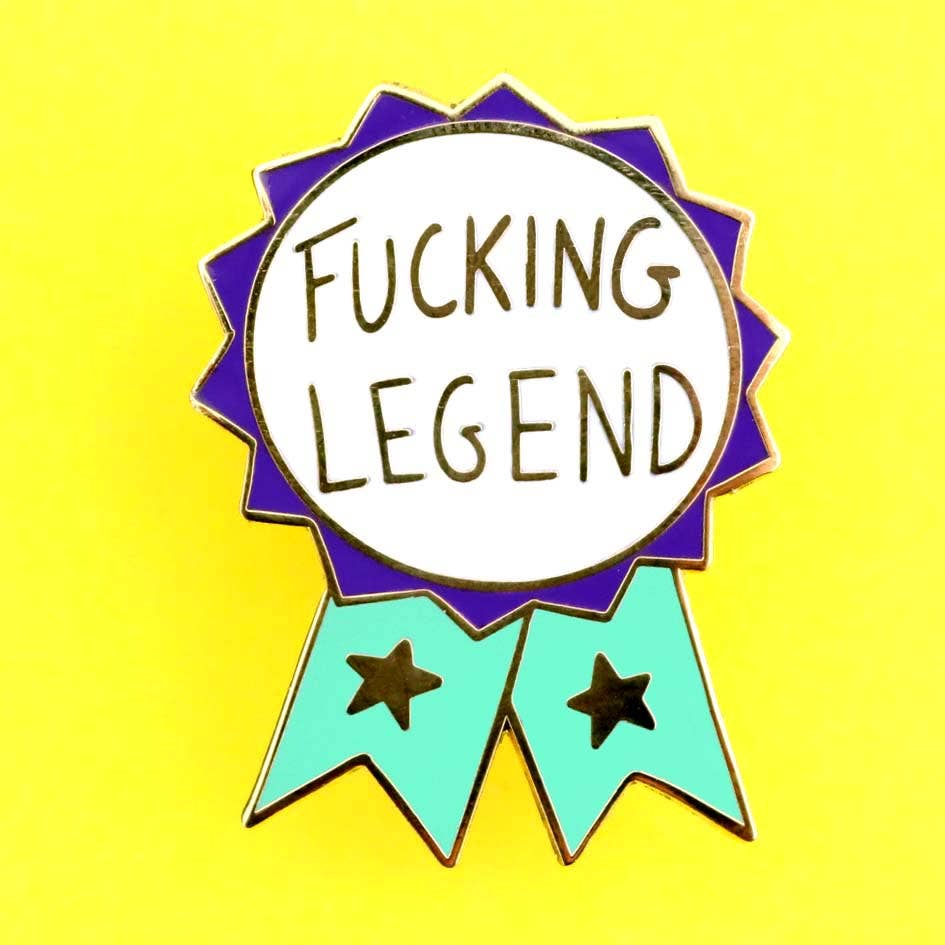 Jubly-Umph - Fucking Legend Lapel Pin