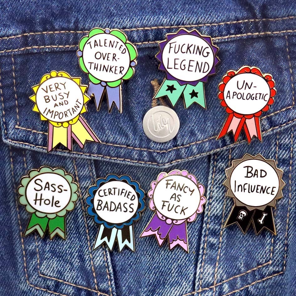 Jubly-Umph - Fancy As Fuck Lapel Pin