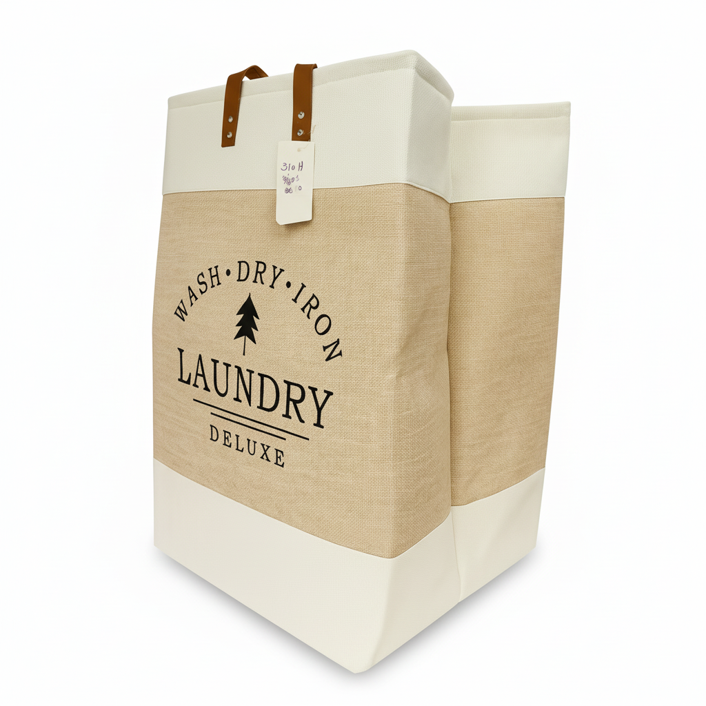 Frankly Cotton Lined Laundry Basket 57x36x 29cm wide